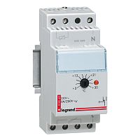 Комнатный термостат для установки в электрошкаф - диапазон регулировки от 3 до 30 (0)C - 2 модуля | код 003840 |  Legrand